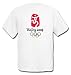 Search : Beijing 2008 Olympics White Logo T-Shirt