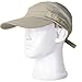 Towallmark UV 50+ Protection Outdoor Multifunctional Flap Cap with Removable Sun Shield and Mask Perfect for Fishing, Hiking, Garden Work Outdoor Activities, Khaki
