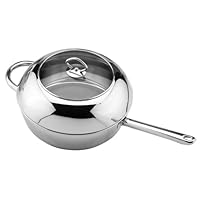 Kinetic Classicor Series 4.4-Quart Tapered Chicken Fryer Pan with High Dome Window Lid