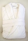 MARRIKAS Unisex TURKISH COTTON CREAM ROBE ONE SIZE