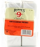 Hoppe's No. 9 Gun Cleaning Patch, .38-.45 Caliber/.410-20-Gauge (500 Pack)