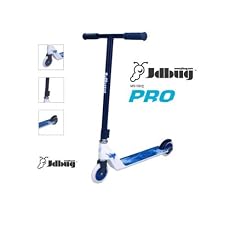 JD BUG MS108C BLUE & WHITE PRO STUNT SCOOTER