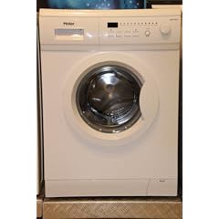 Haier HNS1000A Waschmaschine Frontlader / ABC / 0.95 kWh / 1000 UpM / 5 kg / 49 Liter / LED-Display / Kindersicherung / unterbauf�hig  / �berlaufschutz / wei�