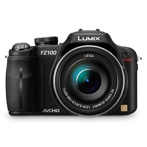 Panasonic Lumix DMC-FZ100EGK Digitalkamera (14 Megapixel, 24-fach opt. Zoom, 7,5 cm (3 Zoll) Display, Bildstabilisator) schwarz