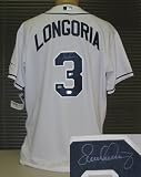 Evan Longoria Autographed/Hand Signed Authentic Tampa Bay Rays Jersey