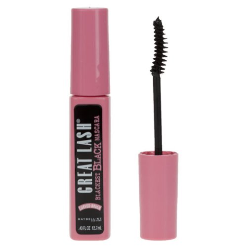 Maybelline Great Lash Blackest Black Mascara (Curved Brush) Preisvergleich