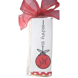 Holiday Chocolate Candy Bars- Wishing You Joy (5 Bars), Milk Chocolate by 