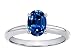 1.75 cts Genuine Created Sapphire Solitaire Engagement Ring - 14kt White or Yellow Gold