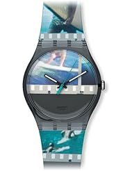 Swatch Unisex SUOZ141 Plastic Theme Dial Watch