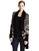 Kensie Womens Fair-Isle Cardigan, Black Multi, Large