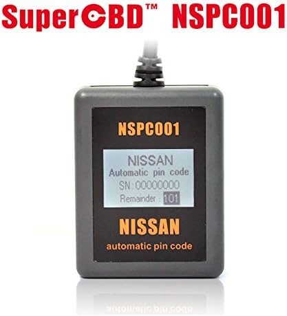 Nissan Automatic Pin Code Reader NSPC001 plug to Nissan OBD2 socket and get PIN code for most Nissan cars