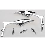 Produkt-Bild: SPIEGEL, TUNING, UNIVERSAL f&uuml;r Roller, Scooter, Moped und Motorr&auml;der* incl. M8/M10 Adapter KOSTENLOS dazu