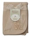 American Baby Company Organic Embroidered Receiving Blanket-Mocha
