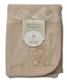American Baby Company Organic Embroidered Receiving Blanket, Mocha