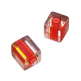 Eigenschaften KnorrPrandell  / Gütermann / KnorrPrandell 2212720 - Glasstreifenrechteck rot, 7 Stück/Dose