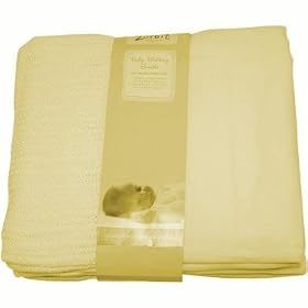 Zorbit : Pram Bedding Bale (Cellular,Fleece, Flannelette& Plain Cotton) Cream
