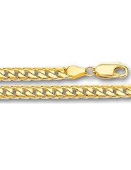 14K Yellow Gold Miami Cuban Link Chain (Width 4.4mm)