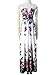 Ever Pretty Cross Back V-neck Print Spaghetti Straps Satin Sexy Prom Gown 09430