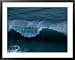 Wave Breaking off Ulluwatu, Bukit Lawang, Indonesia Photography Framed Art Poster Print by Paul Beinssen, 39x31