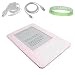 Pink Amazon Kindle 2 E-Book Reader Silicone Rubber Skin Cover + Car Charger + Data Sync / Charger Cable + A Live*Laugh*Love Wrist Band!!! (Kindle 2 Not Included)