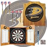NHL Anaheim Ducks Dart Cabinet includes Darts and Board