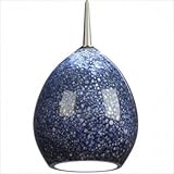 IMAGE OF Vibe Line Voltage Pendant with Pacific Glass