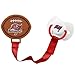 Tampa Bay Buccaneers Silicone Nipple Pacifier w/ Clip