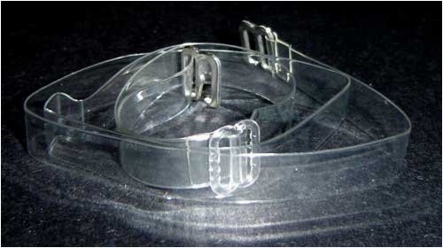 Clear bra strap