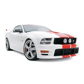 3dCarbon 691035 05-09 Ford Mustang Boy Racer 13pc Ground Effects Kit w/ Boy Racer Wing, Quarter Window Louvers and U-Shape Window Trim