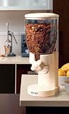 Zevro Single Dry Food Dispenser, White