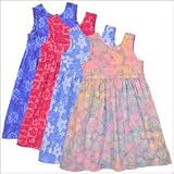 Girls Tie Back Batik Sundress