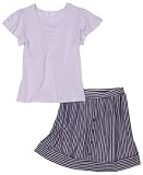 Splendid Littles Girls 2-6x Skinny Navy Stripe Skirt Set