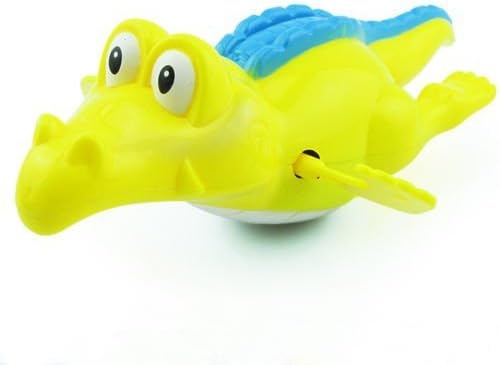 Wind-up Diver Swimming Crocodile Clockwork Toy Plastic for Baby Kid Bathtime