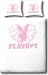 Playboy Glitter Heart Double Duvet Cover & Pillowcase Set Image