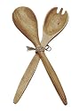 Pacific Merchants Acaciaware Fork and Spoon Serving Set