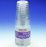 Plastic Pint Tumblers (pack de 12) - Clear [Jouet]