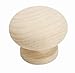 Amerock Allison BP880-WDMA Wood Finishes Knob, Wood Unfinished, Oak, Wood Maple (2 Pack)