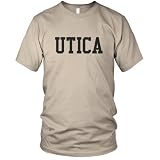 Utica Collegiate Fine Jersey T-Shirt (Black)