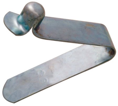 Use with tubing; .68-1.37 (Round) and .52-1.37 (Square), Single End - Spring Leg, Snap Button, Valco (1 Each)
