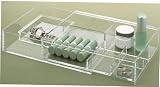 Expandable Acrylic Organizer (Clear) 9 x 7 x 2 1/8
