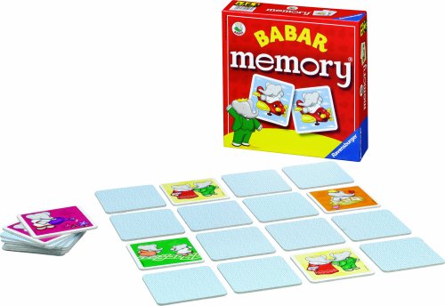 Ravensburger - 21923 - Jeu éducatif premier âge - Grand memory® Babar
