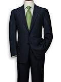 Review   / Blue/Green Pinstripe Suit