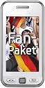 Samsung S5230 Star Smartphone (Touchscreen Display, 3 Megapixel Kamera, Bluetooth) Fan-Edition snow-white