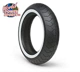 New Bridgestone White Wall Motorcycle Tire / Model Bridgestone Bt020 Wide White Sidewall / Rear Size 200/60-16 / Kawasaki Pt # 41009-0079