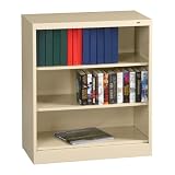 Three Shelf Steel Bookcase 18D Latte