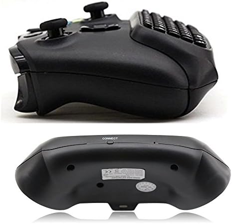 2.4ghz Wireless Mini Bluetooth Qwerty KeyPad Adapter for Xbox One Game Controller for Microsoft Xbox One Game Gaming Joypad Controller Console Controller Black [Xbox One]