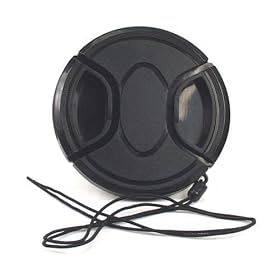 55mm Snap-Cap Lens Cover w Leash for SONY Alpha Kit lenses by Dot Line