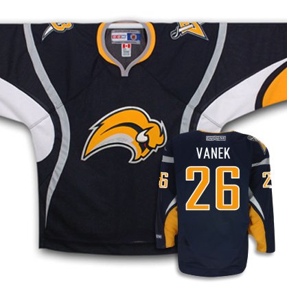 Buy VANEK #26 Buffalo Sabres CCM 550 Series Replica NHL Hockey Jersey (NHLPA Certified Custom Sewn...