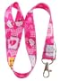 Hello Kitty Pink Lanyard Key Chain Holder