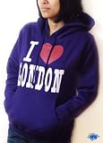 I Love London Sweatshirt | Violet | Femmes & Adolescents | Taille XS, S, L & XL | Sweater | Sweat Shirt | I heart London | Souvenirs de Londres